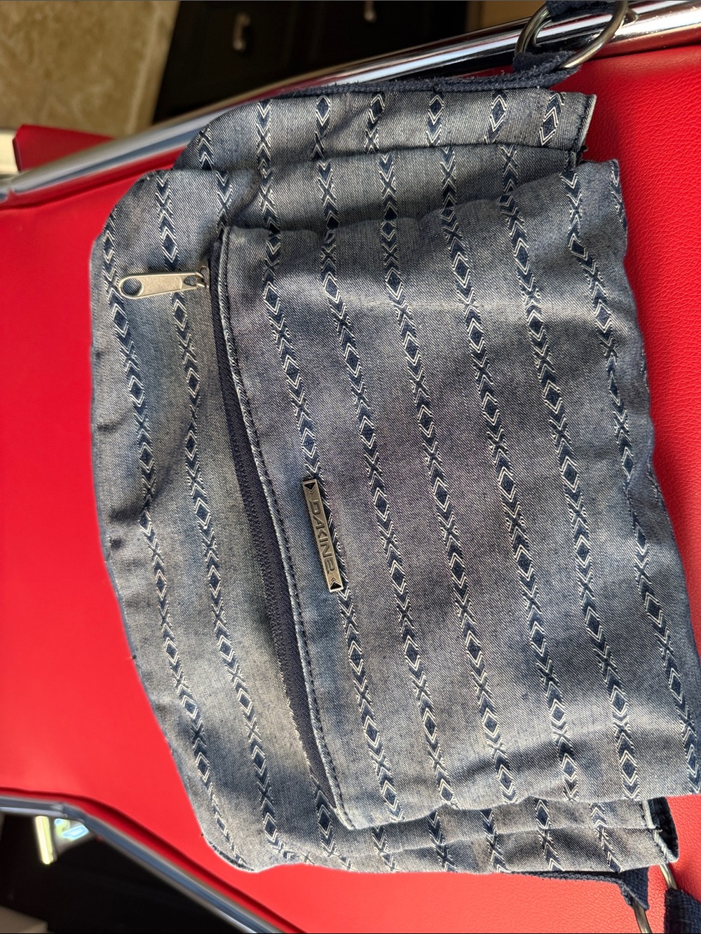 Dakine Navy Patterned Crossbody Bag
